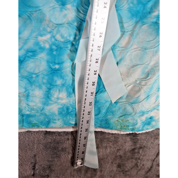 Kim Rogers Woman 16W Blue Tie-Dye Sleeveless Fit & Flare Dress Artisan Dyed - Picture 7 of 16